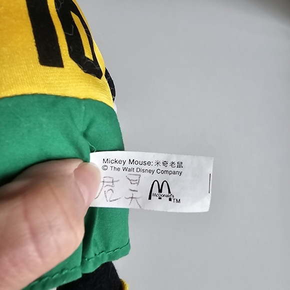 Disney Mickey and Minnie Mouse Vintage Plush Toy Set - Black, Pink, Yellow - Picture 10 of 11